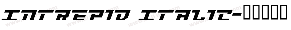 Intrepid Italic字体转换